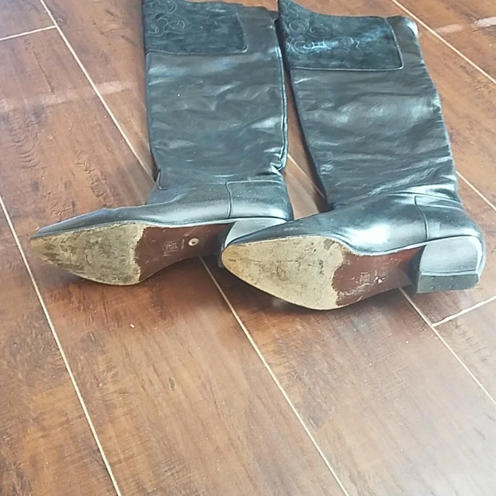 Vintage Italian Boots D'Rossana by karina knee high boots.